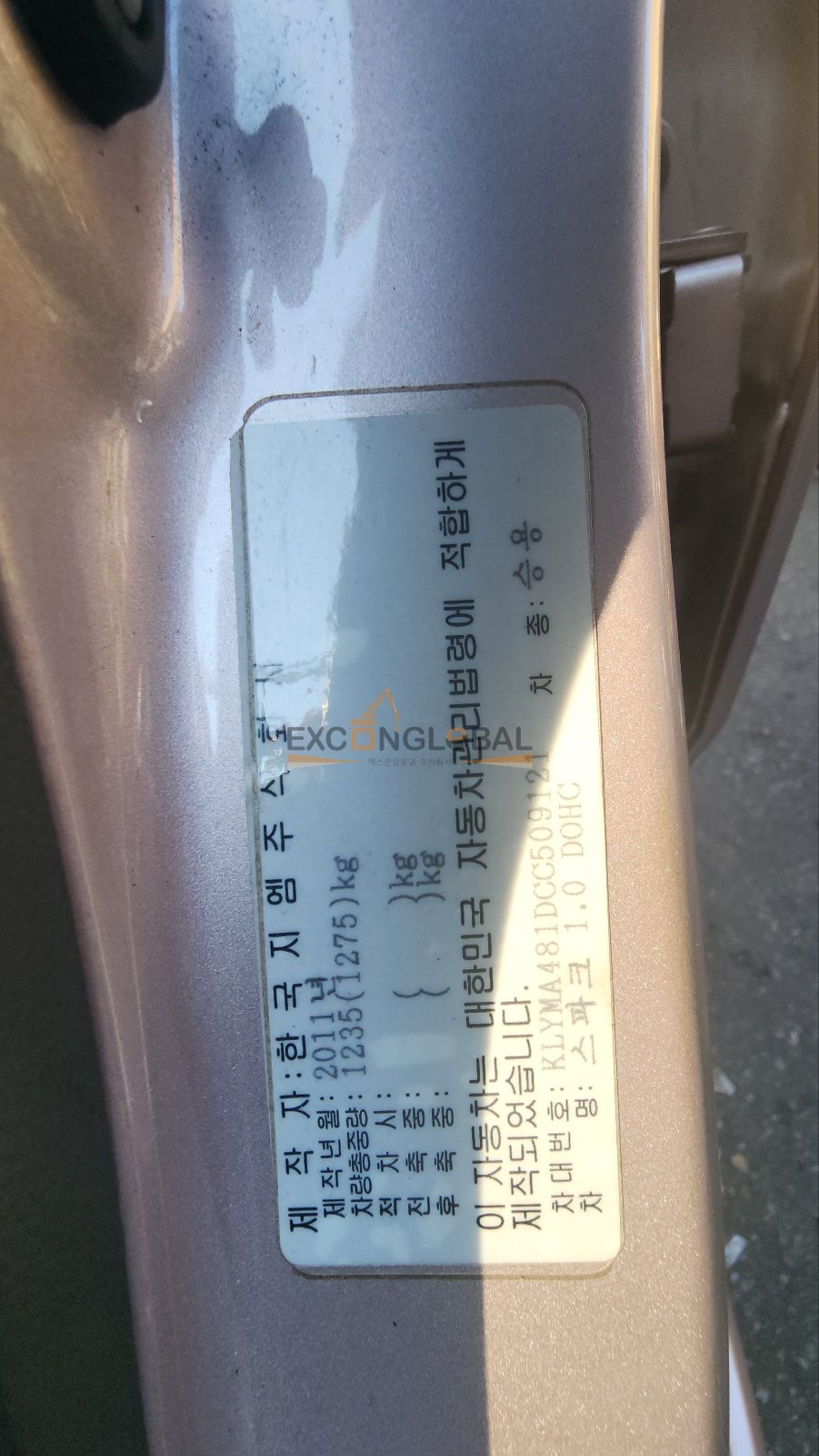 2011 KOREAGM SPARK 1.0 DOHC