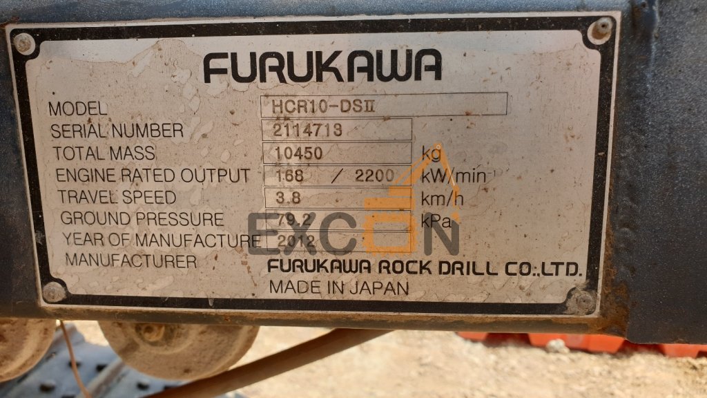 2013 FURUKAWA HCR10-DSII