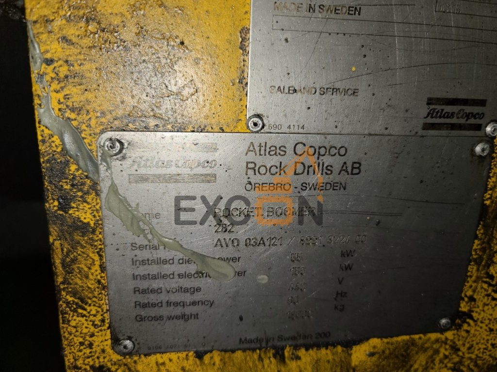 2003 ATLAS COPCO Boomer 282